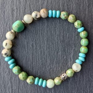 Aqua-mix-stone-bracelet